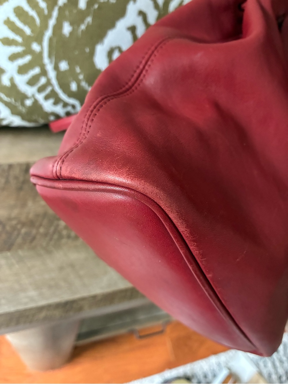 Coach Soho Cornelia Leather Backpack Crossbody Sling Bag, 4162, Vintage, Red - Picture 12 of 16